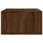 vidaXL Mesitas de noche de pared 2 uds color roble marrón 35x35x20 cm vidaXL Mesitas de noche de pared 2 uds color roble marrón 35x35x20 cm
