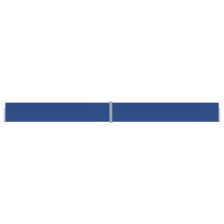 vidaXL Toldo lateral retráctil para patio azul 140x1200 cm