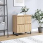 vidaXL Aparador de madera contrachapada roble Sonoma 60x35x70 cm vidaXL Aparador de madera contrachapada roble Sonoma 60x35x70 cm