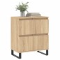 vidaXL Aparador de madera contrachapada roble Sonoma 60x35x70 cm vidaXL Aparador de madera contrachapada roble Sonoma 60x35x70 cm