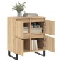 vidaXL Aparador de madera contrachapada roble Sonoma 60x35x70 cm vidaXL Aparador de madera contrachapada roble Sonoma 60x35x70 cm