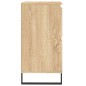 vidaXL Aparador de madera contrachapada roble Sonoma 60x35x70 cm vidaXL Aparador de madera contrachapada roble Sonoma 60x35x70 cm