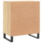 vidaXL Aparador de madera contrachapada roble Sonoma 60x35x70 cm vidaXL Aparador de madera contrachapada roble Sonoma 60x35x70 cm