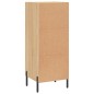 vidaXL Aparador madera contrachapada color roble Sonoma 34,5x34x90 cm vidaXL Aparador madera contrachapada color roble Sonoma 34,5x34x90 cm