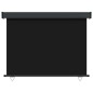 vidaXL Toldo lateral de balcón negro 122x250 cm vidaXL Toldo lateral de balcón negro 122x250 cm