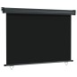 vidaXL Toldo lateral de balcón negro 122x250 cm vidaXL Toldo lateral de balcón negro 122x250 cm