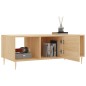 vidaXL Mesa de centro madera contrachapada roble Sonoma 102x50x40 cm