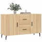 vidaXL Aparador de madera de ingeniería roble Sonoma 100x36x60 cm vidaXL Aparador de madera de ingeniería roble Sonoma 100x36x60 cm
