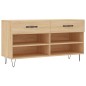vidaXL Banco zapatero madera de ingeniería roble Sonoma 102x35x55 cm vidaXL Banco zapatero madera de ingeniería roble Sonoma 102x35x55 cm