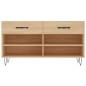 vidaXL Banco zapatero madera de ingeniería roble Sonoma 102x35x55 cm vidaXL Banco zapatero madera de ingeniería roble Sonoma 102x35x55 cm