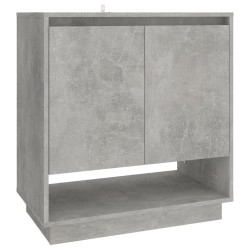vidaXL Aparador de madera contrachapada gris hormigón 70x41x75 cm