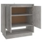 vidaXL Aparador de madera contrachapada gris hormigón 70x41x75 cm vidaXL Aparador de madera contrachapada gris hormigón 70x41x75 cm