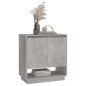 vidaXL Aparador de madera contrachapada gris hormigón 70x41x75 cm vidaXL Aparador de madera contrachapada gris hormigón 70x41x75 cm
