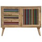 vidaXL Aparador de madera maciza de mango 100x30x75 cm vidaXL Aparador de madera maciza de mango 100x30x75 cm