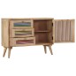 vidaXL Aparador de madera maciza de mango 100x30x75 cm vidaXL Aparador de madera maciza de mango 100x30x75 cm
