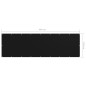vidaXL Toldo para balcón tela oxford negro 120x400 cm vidaXL Toldo para balcón tela oxford negro 120x400 cm