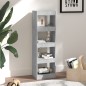 vidaXL Estantería/divisor de espacios gris hormigón 40x30x135 cm vidaXL Estantería/divisor de espacios gris hormigón 40x30x135 cm