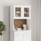 vidaXL Armario superior de tocador ALTA madera pino blanco 77x30x92cm vidaXL Armario superior de tocador ALTA madera pino blanco 77x30x92cm