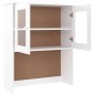 vidaXL Armario superior de tocador ALTA madera pino blanco 77x30x92cm vidaXL Armario superior de tocador ALTA madera pino blanco 77x30x92cm