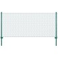 vidaXL Valla de malla alambre con postes acero 25x0,5 m verde vidaXL Valla de malla alambre con postes acero 25x0,5 m verde