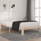 vidaXL Estructura de cama madera maciza de pino 100x200 cm vidaXL Estructura de cama madera maciza de pino 100x200 cm