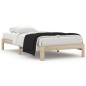 vidaXL Estructura de cama madera maciza de pino 100x200 cm vidaXL Estructura de cama madera maciza de pino 100x200 cm