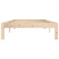 vidaXL Estructura de cama madera maciza de pino 100x200 cm vidaXL Estructura de cama madera maciza de pino 100x200 cm