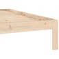 vidaXL Estructura de cama madera maciza de pino 100x200 cm vidaXL Estructura de cama madera maciza de pino 100x200 cm