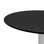 vidaXL Mesa de centro de vidrio templado negro 40 cm vidaXL Mesa de centro de vidrio templado negro 40 cm
