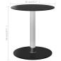 vidaXL Mesa de centro de vidrio templado negro 40 cm vidaXL Mesa de centro de vidrio templado negro 40 cm