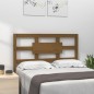 vidaXL Cabecero de cama madera maciza pino marrón miel 95,5x4x100 cm