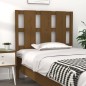 vidaXL Cabecero de cama madera maciza pino marrón miel 95,5x4x100 cm