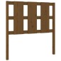 vidaXL Cabecero de cama madera maciza pino marrón miel 95,5x4x100 cm
