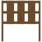 vidaXL Cabecero de cama madera maciza pino marrón miel 95,5x4x100 cm