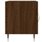 vidaXL Mesitas noche 2 uds madera ingeniería marrón roble 40x40x50 cm vidaXL Mesitas noche 2 uds madera ingeniería marrón roble 40x40x50 cm