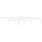 vidaXL Estructura de cama de madera maciza de pino blanco 160x200 cm vidaXL Estructura de cama de madera maciza de pino blanco 160x200 cm