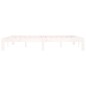 vidaXL Estructura de cama de madera maciza de pino blanco 160x200 cm vidaXL Estructura de cama de madera maciza de pino blanco 160x200 cm