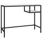 vidaXL Escritorio para ordenador vidrio blanco mármol 100x36x74 cm vidaXL Escritorio para ordenador vidrio blanco mármol 100x36x74 cm