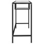 vidaXL Escritorio para ordenador vidrio blanco mármol 100x36x74 cm vidaXL Escritorio para ordenador vidrio blanco mármol 100x36x74 cm