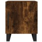 vidaXL Mesitas noche 2 uds madera ingeniería roble ahumado 40x40x50 cm vidaXL Mesitas noche 2 uds madera ingeniería roble ahumado 40x40x50 cm