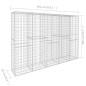 vidaXL Muro de gaviones con cubierta acero galvanizado 300x50x200 cm vidaXL Muro de gaviones con cubierta acero galvanizado 300x50x200 cm