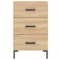 vidaXL Mesita de noche madera de ingeniería roble Sonoma 40x40x66 cm vidaXL Mesita de noche madera de ingeniería roble Sonoma 40x40x66 cm