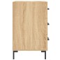 vidaXL Mesita de noche madera de ingeniería roble Sonoma 40x40x66 cm vidaXL Mesita de noche madera de ingeniería roble Sonoma 40x40x66 cm