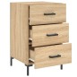 vidaXL Mesita de noche madera de ingeniería roble Sonoma 40x40x66 cm vidaXL Mesita de noche madera de ingeniería roble Sonoma 40x40x66 cm