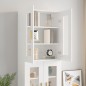vidaXL Armario de pared colgante blanco 69,5x34x90 cm vidaXL Armario de pared colgante blanco 69,5x34x90 cm