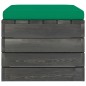 vidaXL Otomanas de palets de jardín 2 pzas cojines madera maciza pino vidaXL Otomanas de palets de jardín 2 pzas cojines madera maciza pino