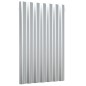 vidaXL Paneles tejado 12 unidades acero recubierto plateado 60x36 cm vidaXL Paneles tejado 12 unidades acero recubierto plateado 60x36 cm