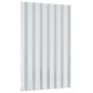vidaXL Paneles tejado 12 unidades acero recubierto plateado 60x36 cm vidaXL Paneles tejado 12 unidades acero recubierto plateado 60x36 cm