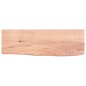 vidaXL Estante de pared madera de roble tratada marrón claro 60x20x4cm vidaXL Estante de pared madera de roble tratada marrón claro 60x20x4cm