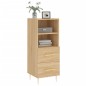 vidaXL Aparador madera contrachapada color roble Sonoma 34,5x34x90 cm vidaXL Aparador madera contrachapada color roble Sonoma 34,5x34x90 cm